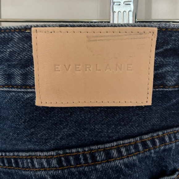 Everlane Curvy '90s Cheeky Straight Jean in Deep Atlantic Blue Organic Cotton 26 - Picture 8 of 11